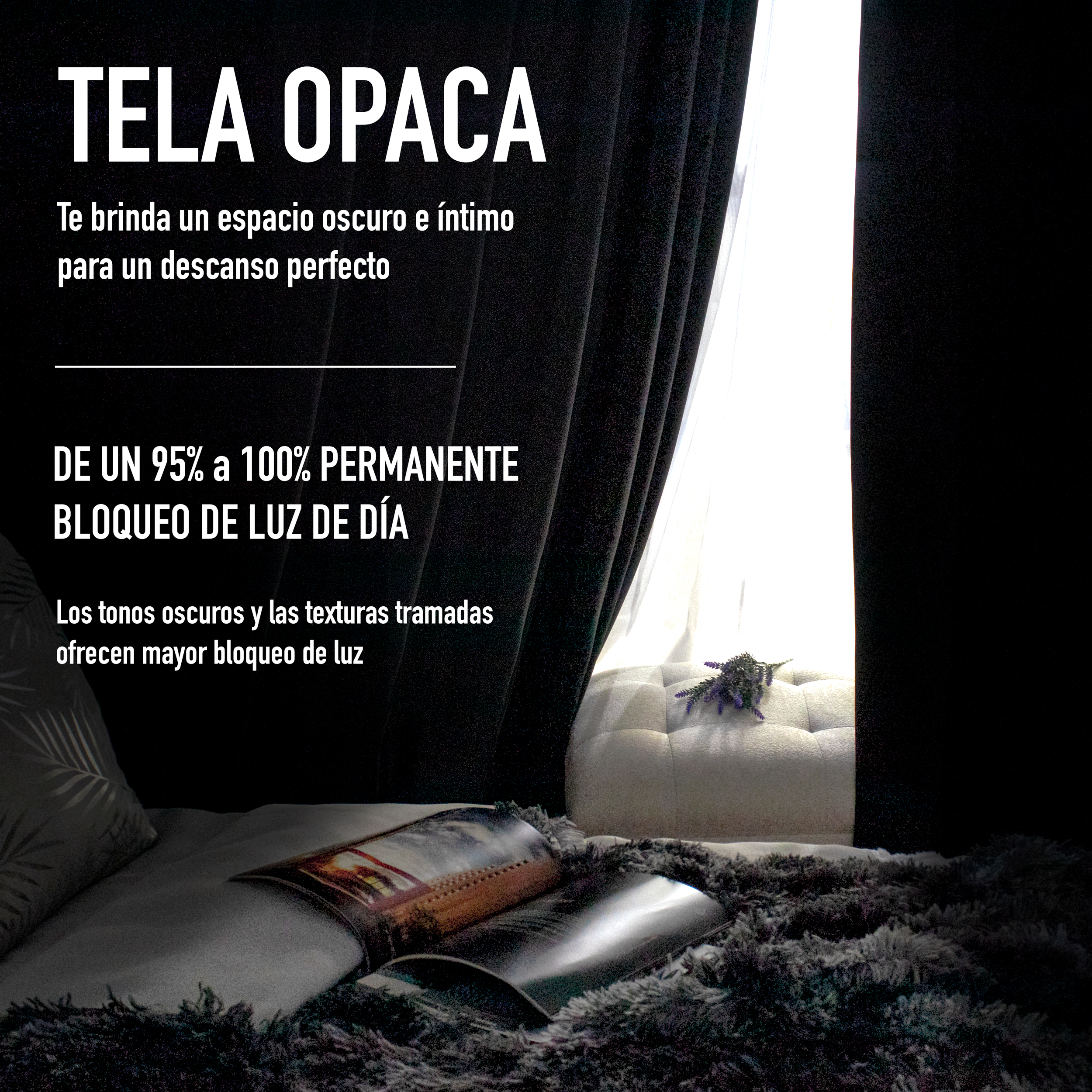 Cortinas Blackout Azul Marino Corta Térmico Lisa 95% Bloqueo Luz