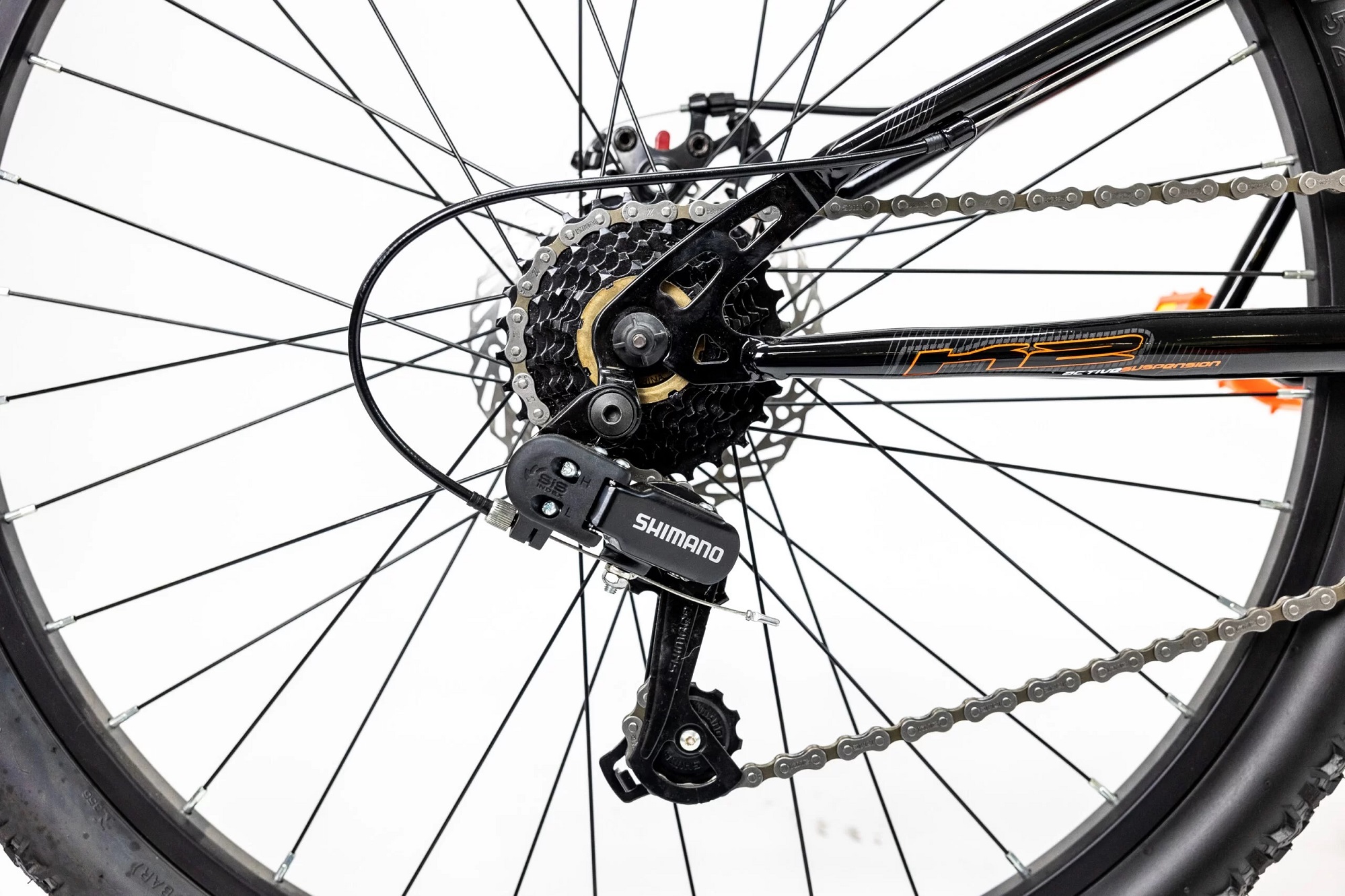 Bicicleta Mercurio Doble Susp Kaizer Dh R26 21v Shimano color GRAFITO