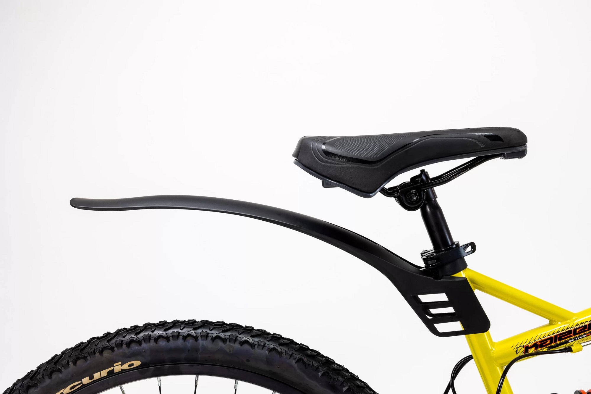 Bicicleta Mercurio Doble Susp Kaizer Dh R26 21v Shimano Color Amarillo