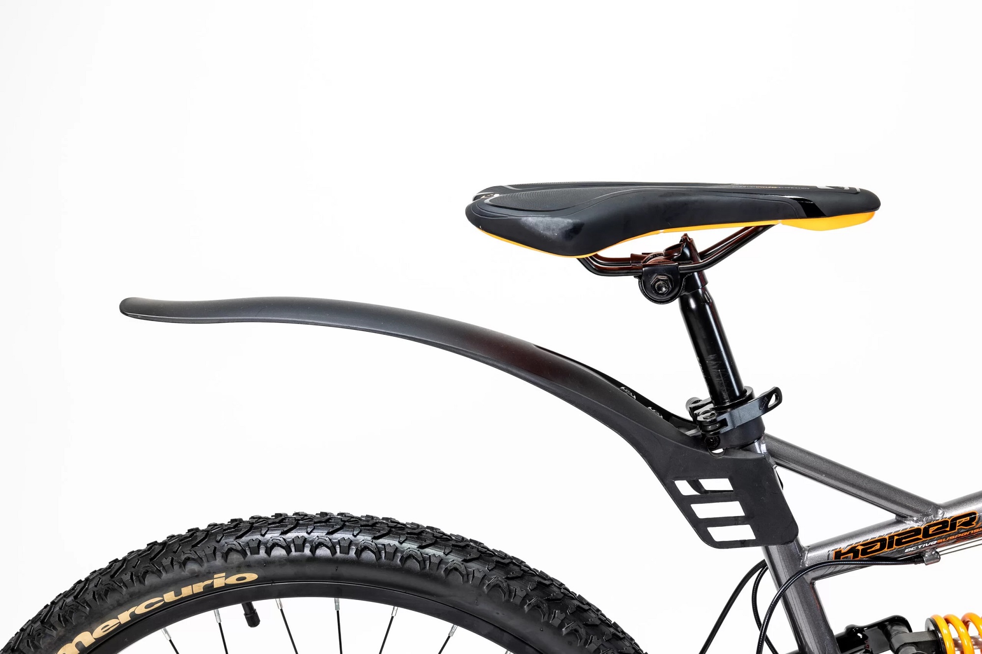 Bicicleta Mercurio Doble Susp Kaizer Dh R26 21v Shimano color GRAFITO