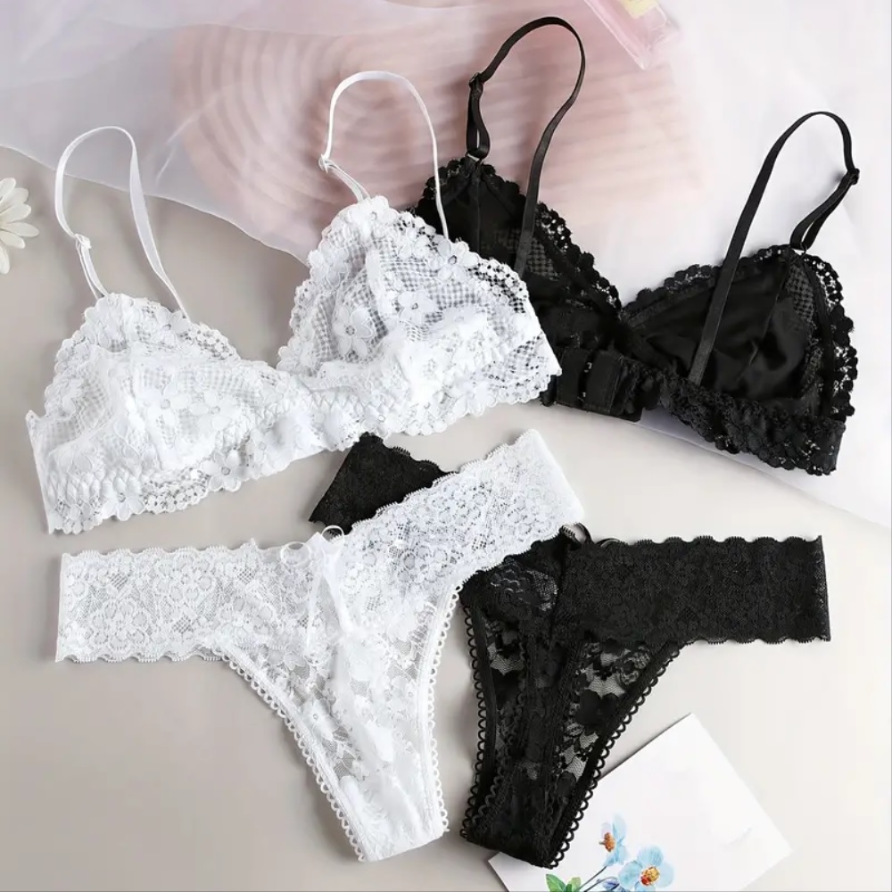 2 conjunto de encaje lenceria.