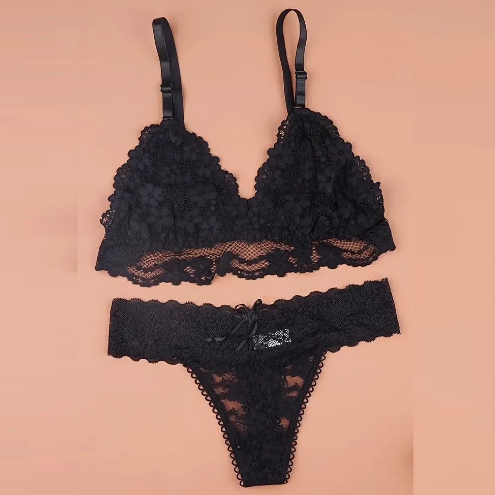 2 conjunto de encaje lenceria.
