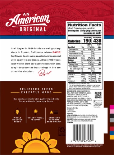 Semillas De Girasol David Bar-b-q 149 Gr.