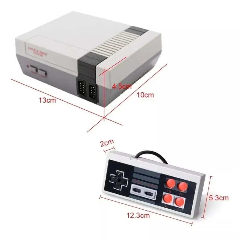 Consola Mini Gamer Clásico 620 Juegos 2 Controles