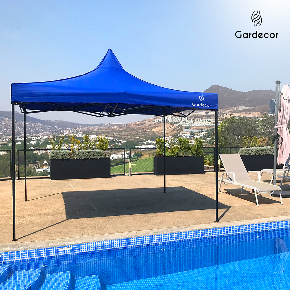 TOLDO TIPO CARPA 2X3 PLEGABLE COLOR AZUL GARDECOR 