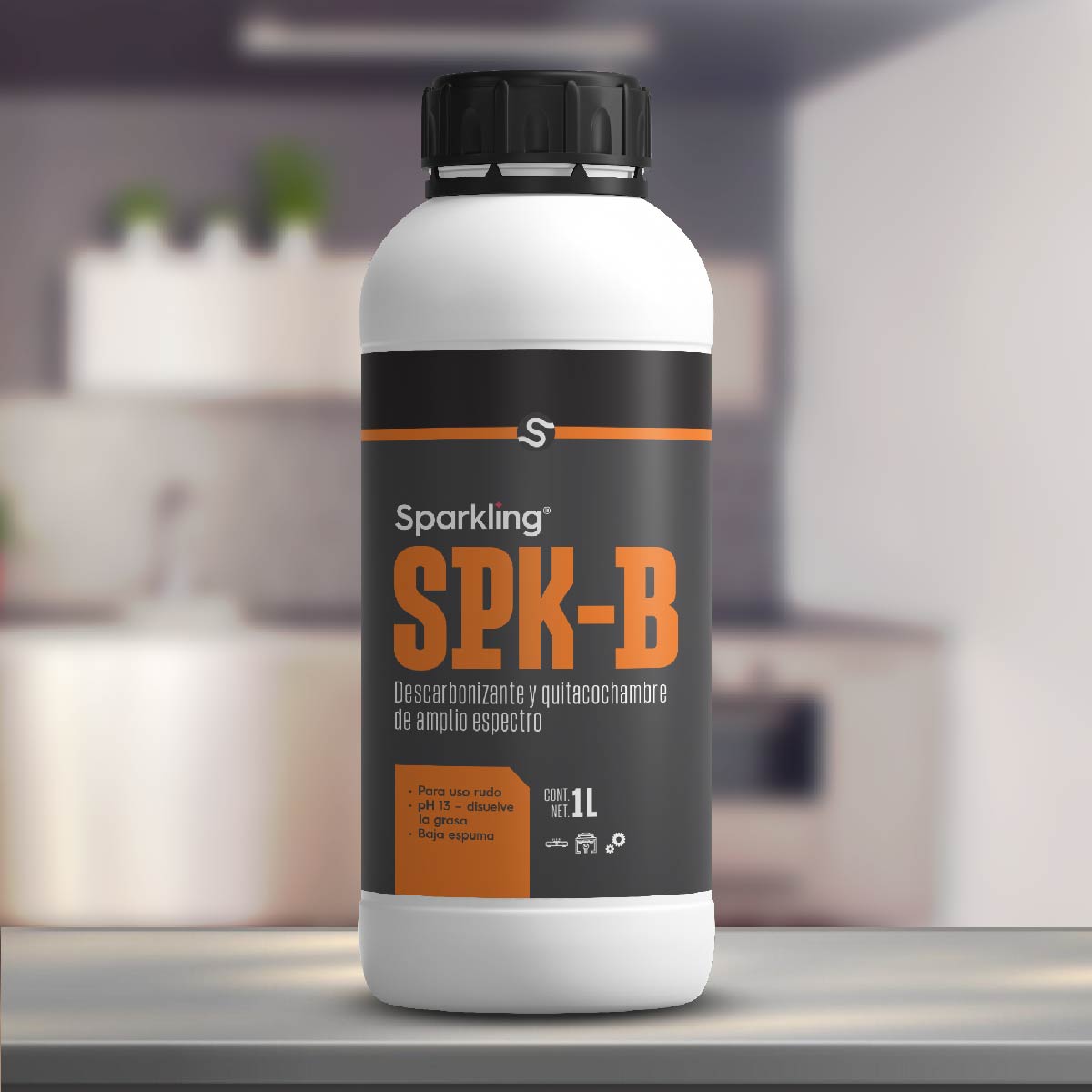 Sparkling Descarbonizante Alcalino y quitacochambre 1 litro.