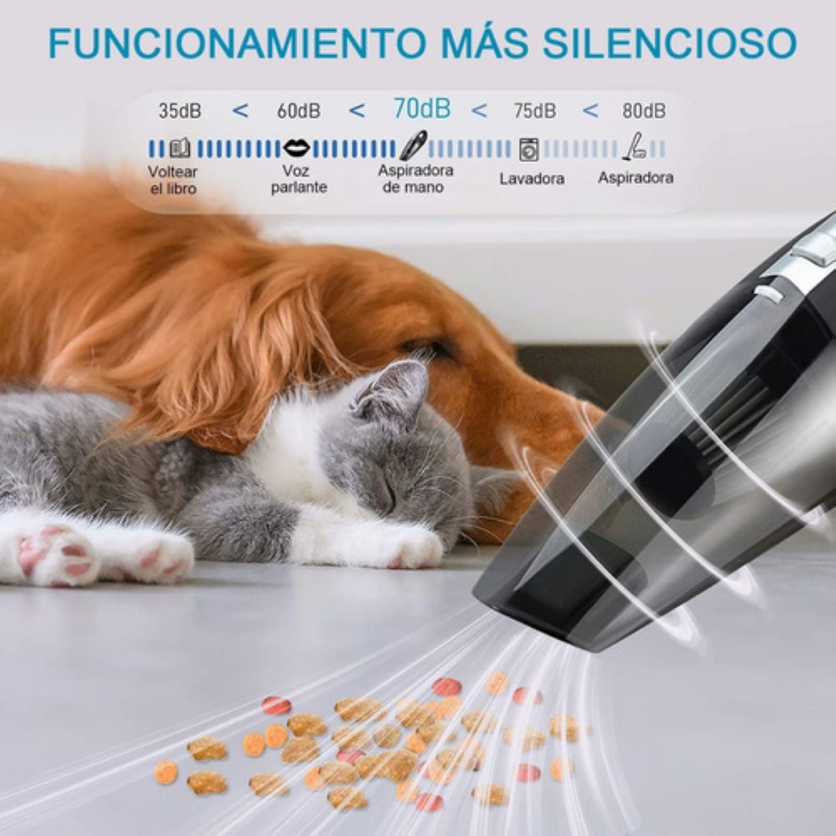 Aspiradora De Mano Portatil Para Automovil Y Hogar 9000 Pa