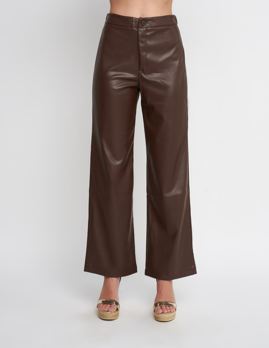 Pantalon Cafe Devendi de Vinipiel Café Tiro Alto