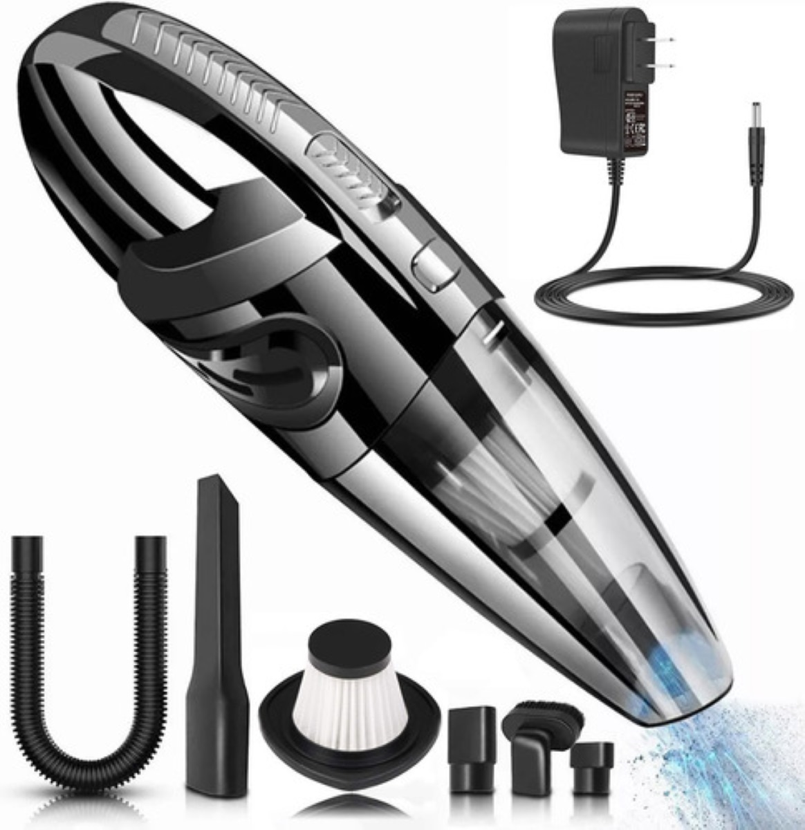 Aspiradora De Mano Portatil Para Automovil Y Hogar 9000 Pa