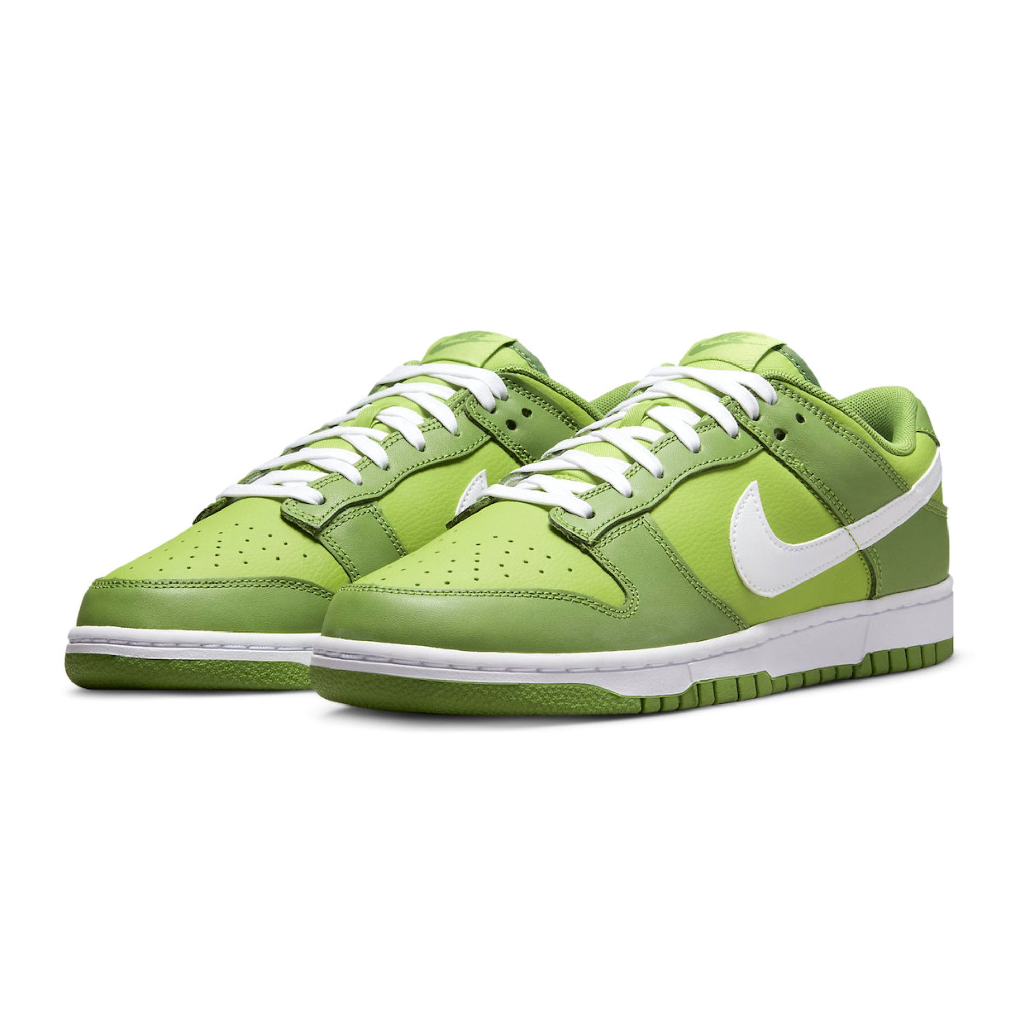 Tenis Nike Dunk Low Chlorophyll Retro Verde con Blanco Hombre Originales DJ6188300