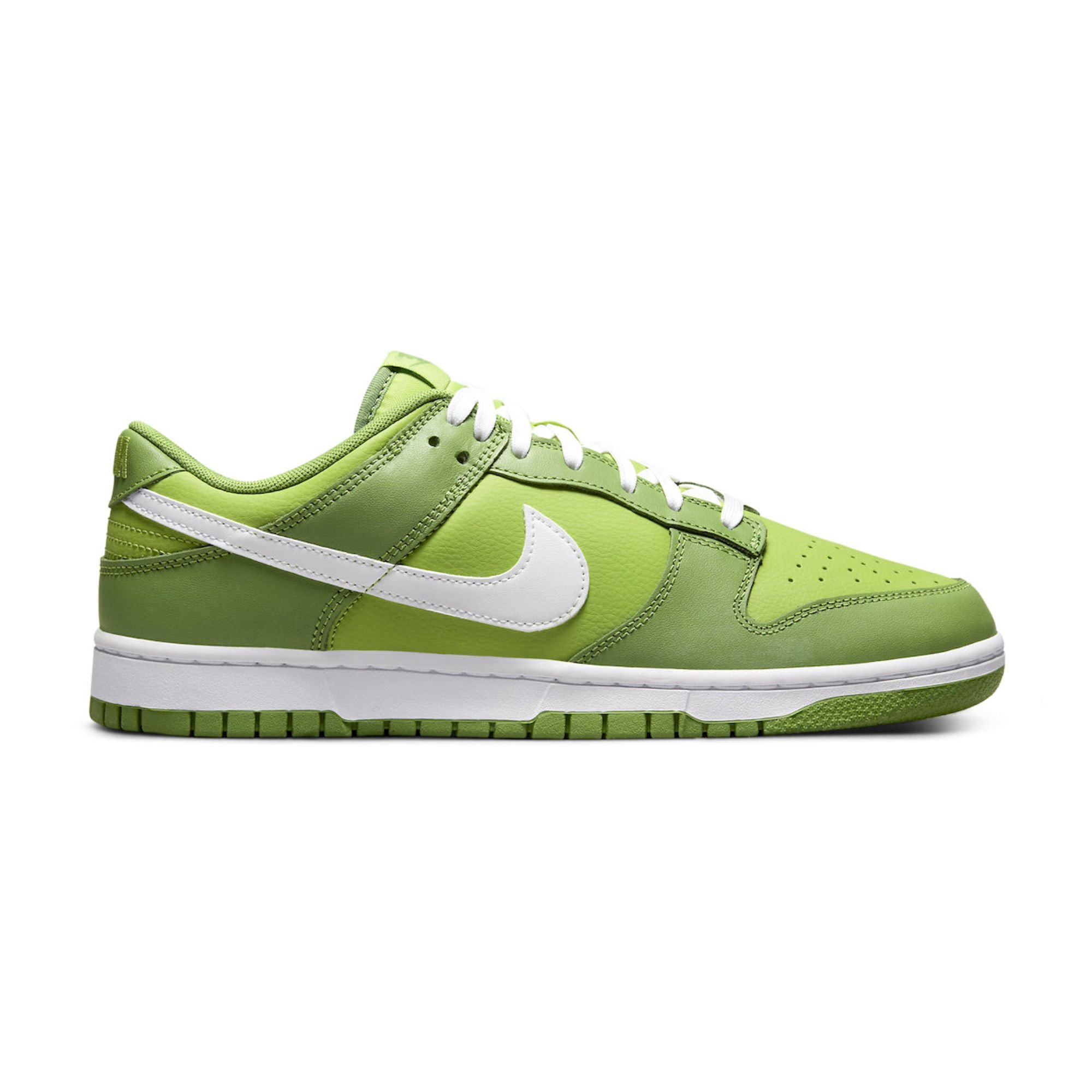 Tenis Nike Dunk Low Chlorophyll Retro Verde con Blanco Hombre Originales DJ6188300