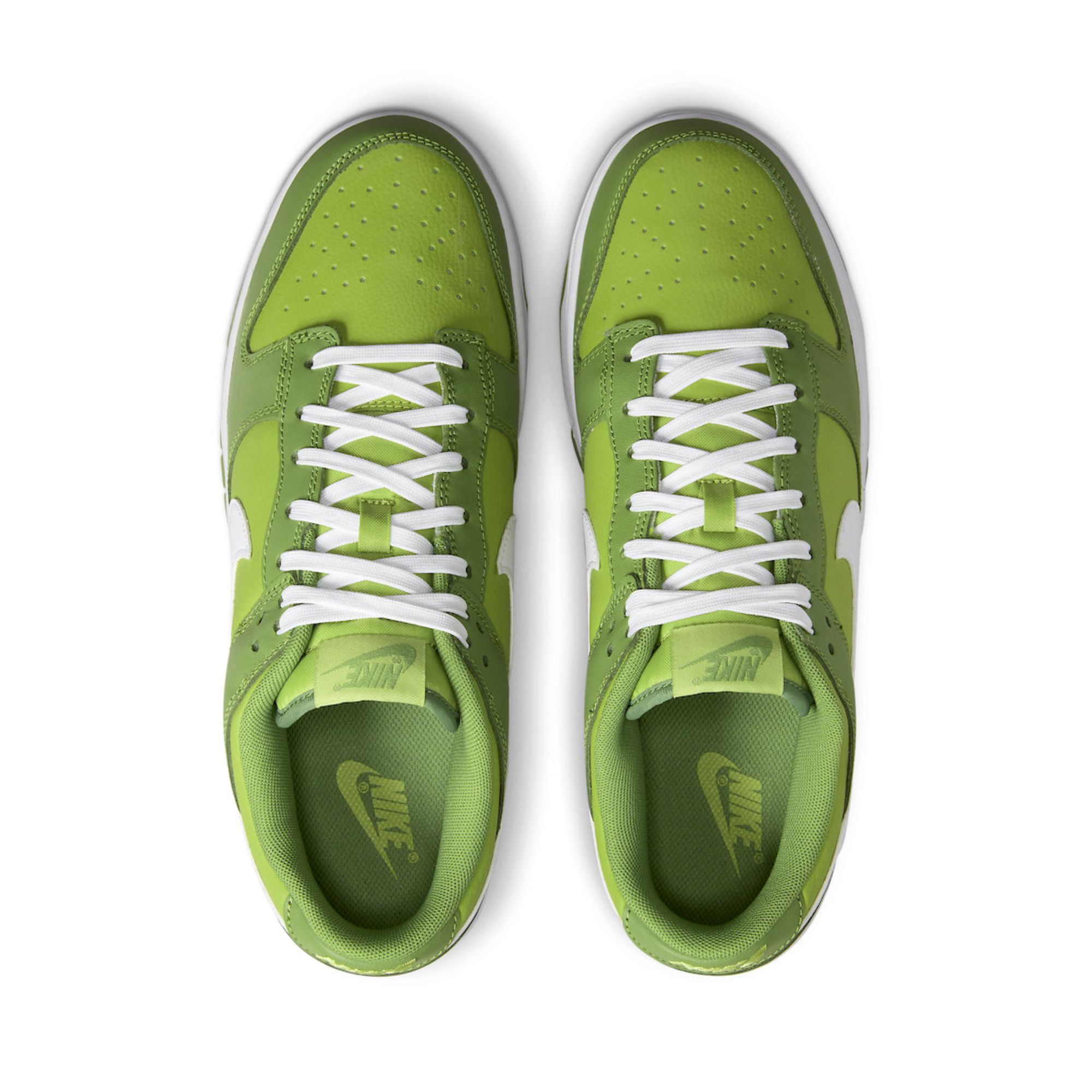 Tenis Nike Dunk Low Chlorophyll Retro Verde con Blanco Hombre Originales DJ6188300
