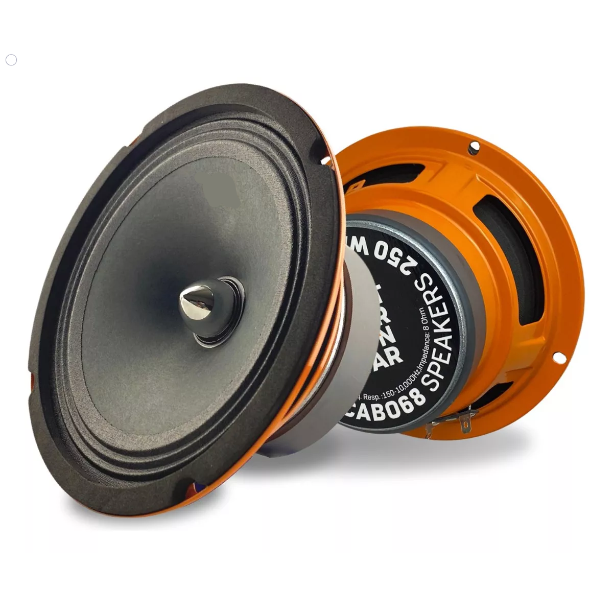 Bocina tipo medio rango War Audio CABO68 para carros x2