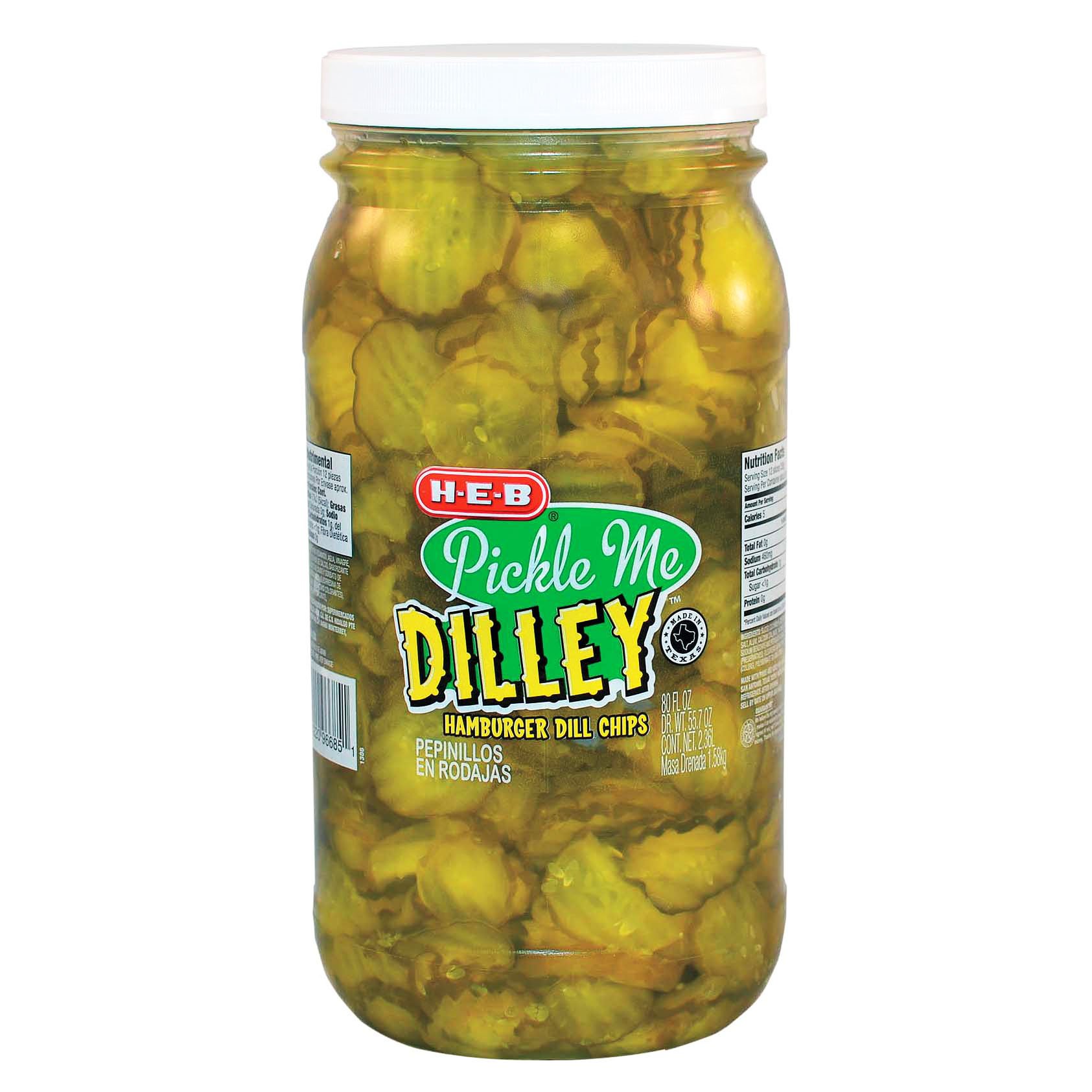 Heb Pickle Me Dilley Pepinillos En Rodajas 2.36lt