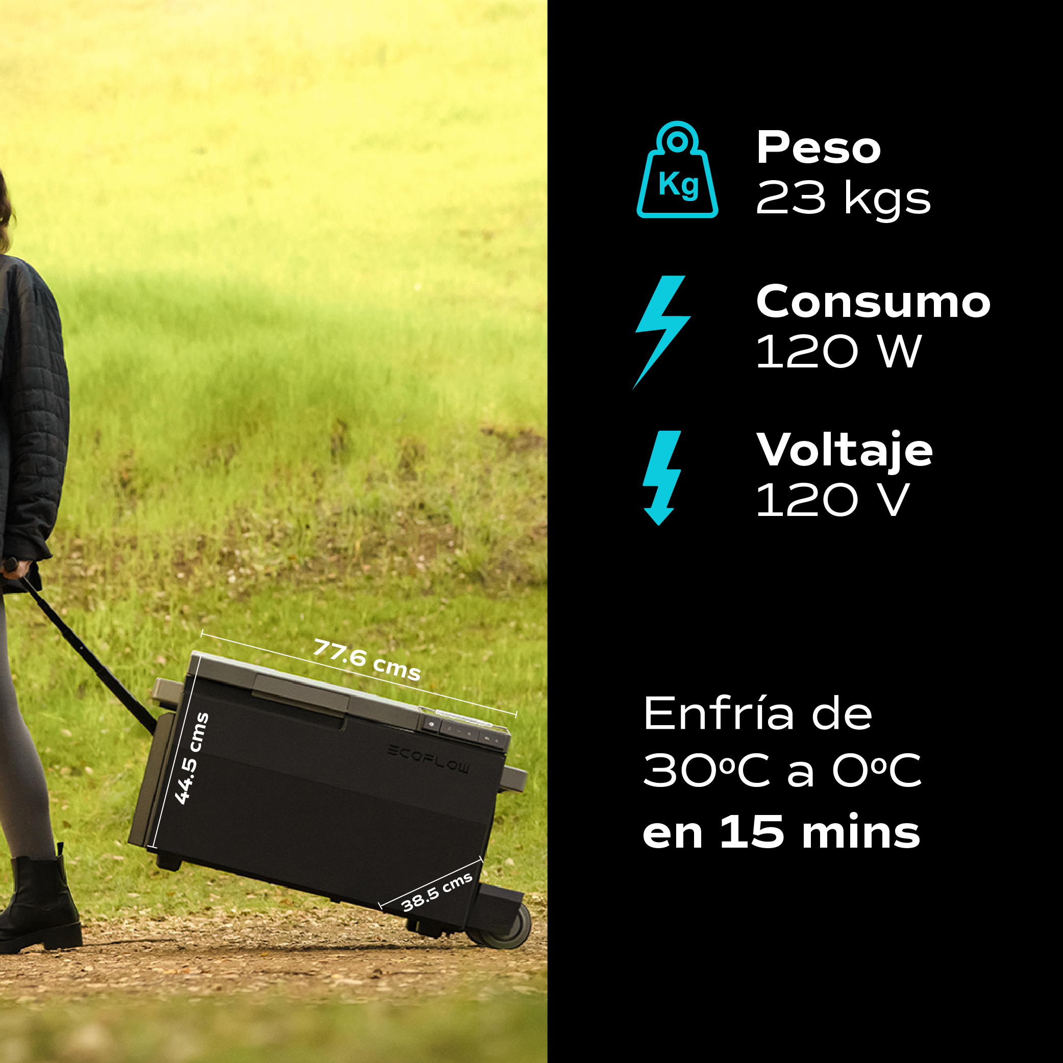 Refrigerador Portatil Ecoflow Glacier .