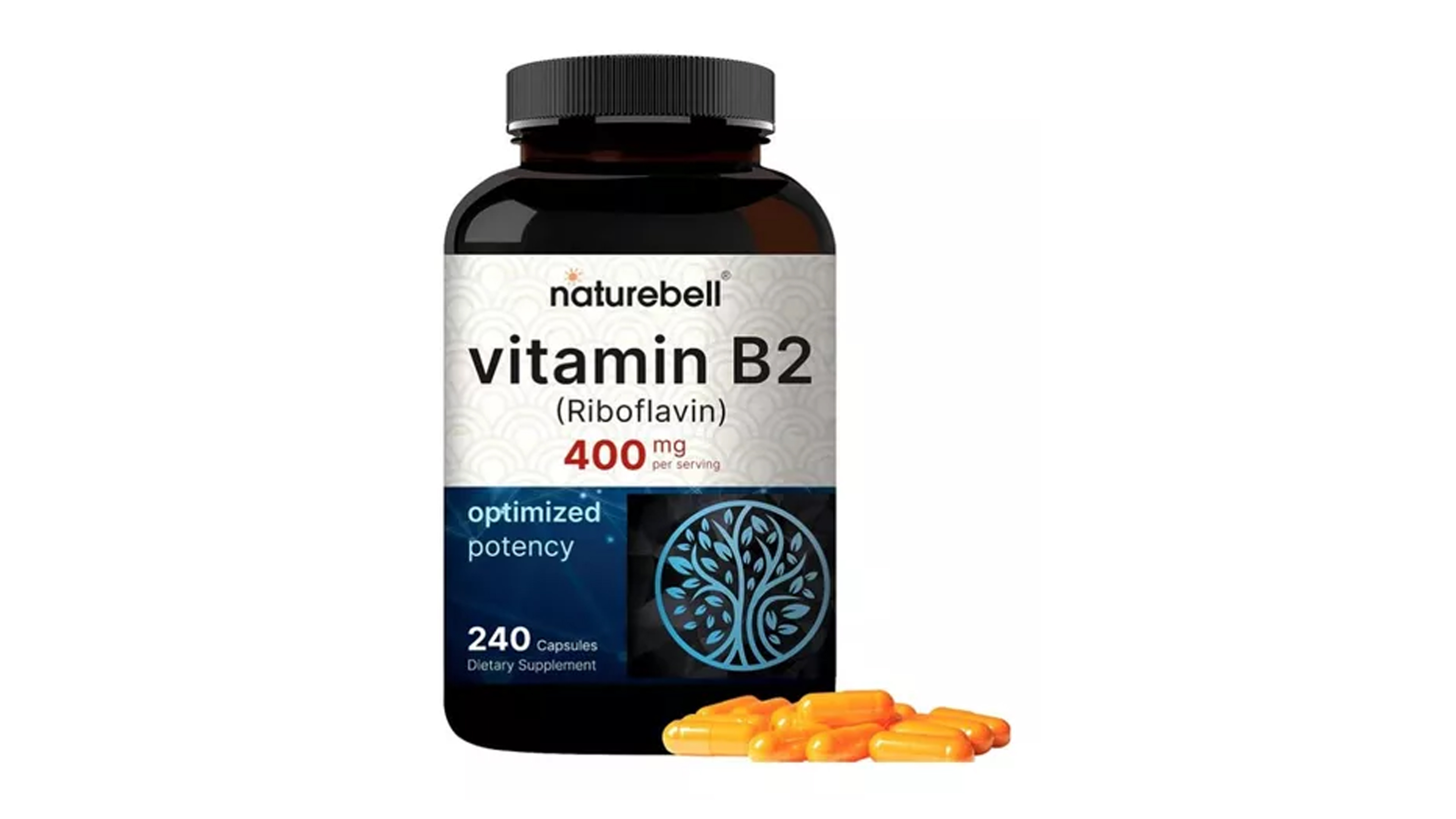 Vitamina B2 400mg Naturebell 240 Capsulas