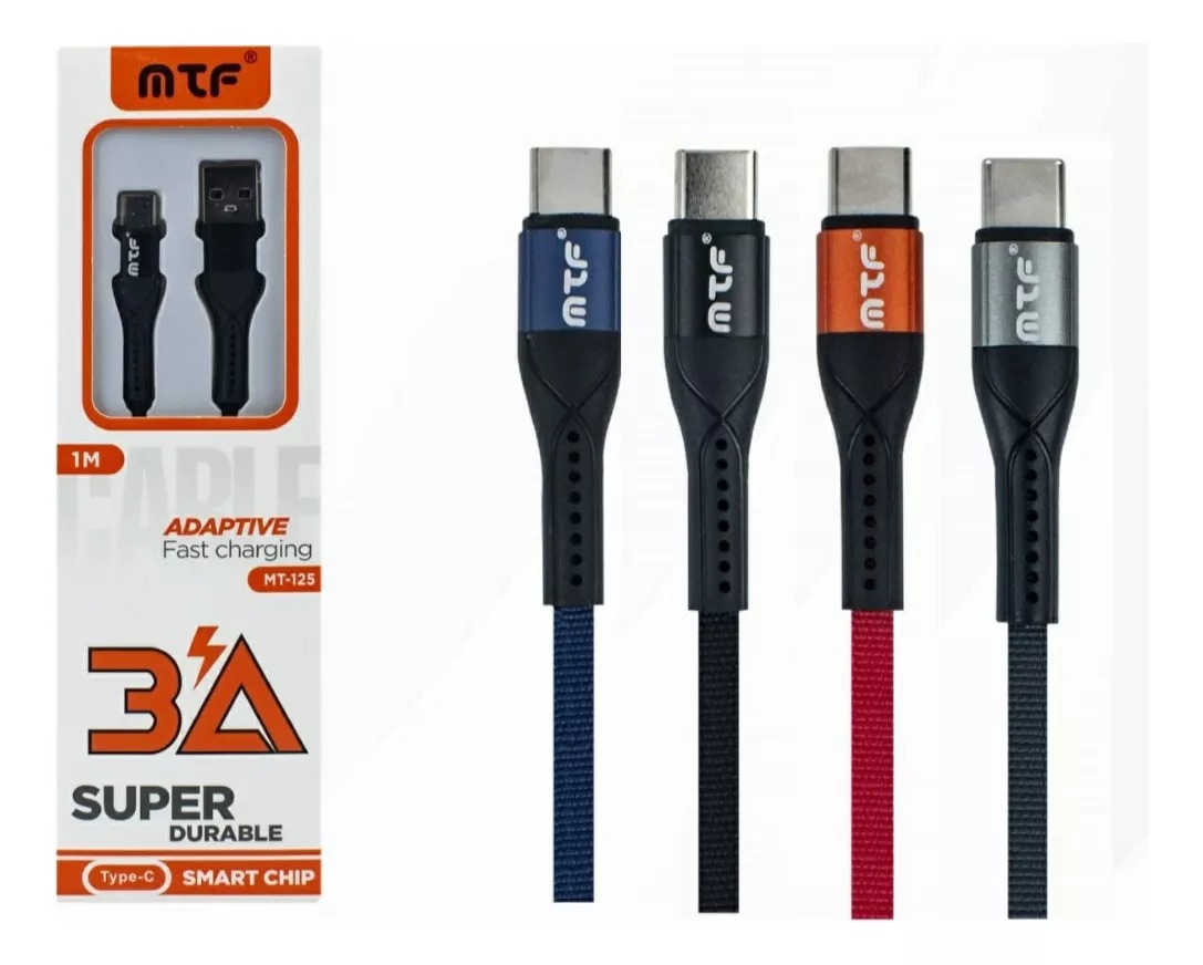 Cable De Datos Y Carga Entrada Tipo C Compatible Equipos Motorola
