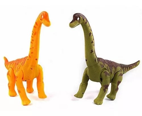 Dinosaurios Verde Juguetes Con Luz, Sonido Y Huevos Cuello Largo.
