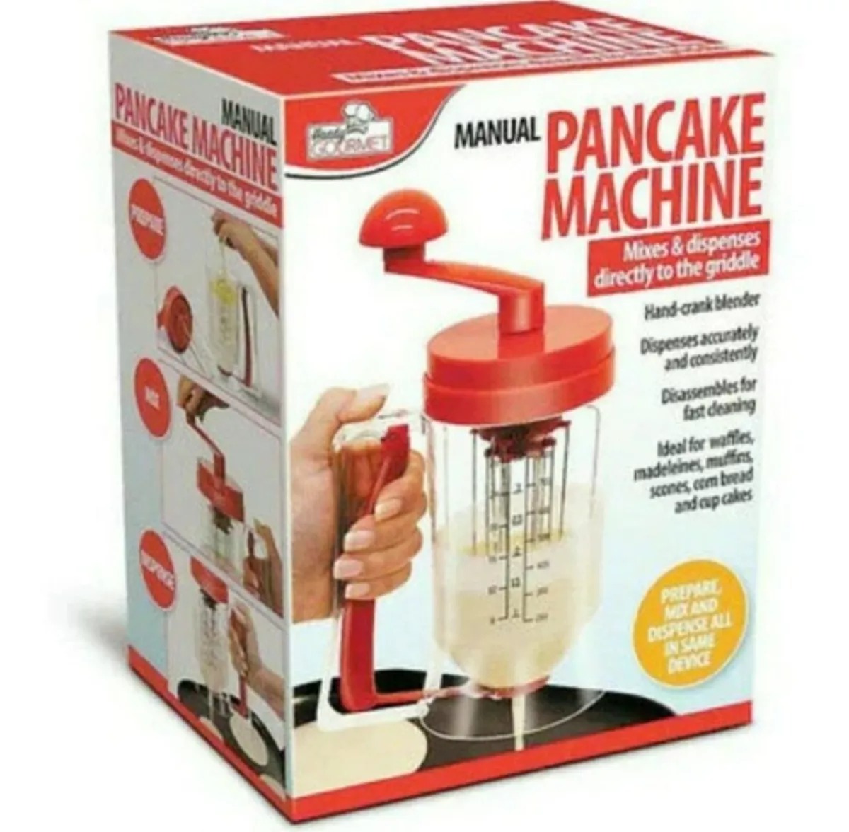 Maquina Para Hacer Hotcakes Pancake Machine Manual.