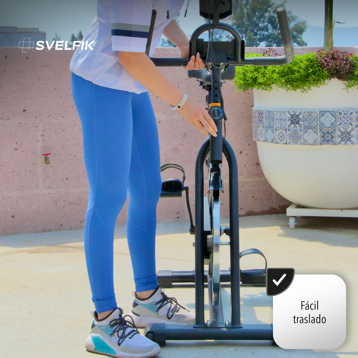 Bicicleta Para Hacer Ejercicio Spinning Fija Estática 6kg Na