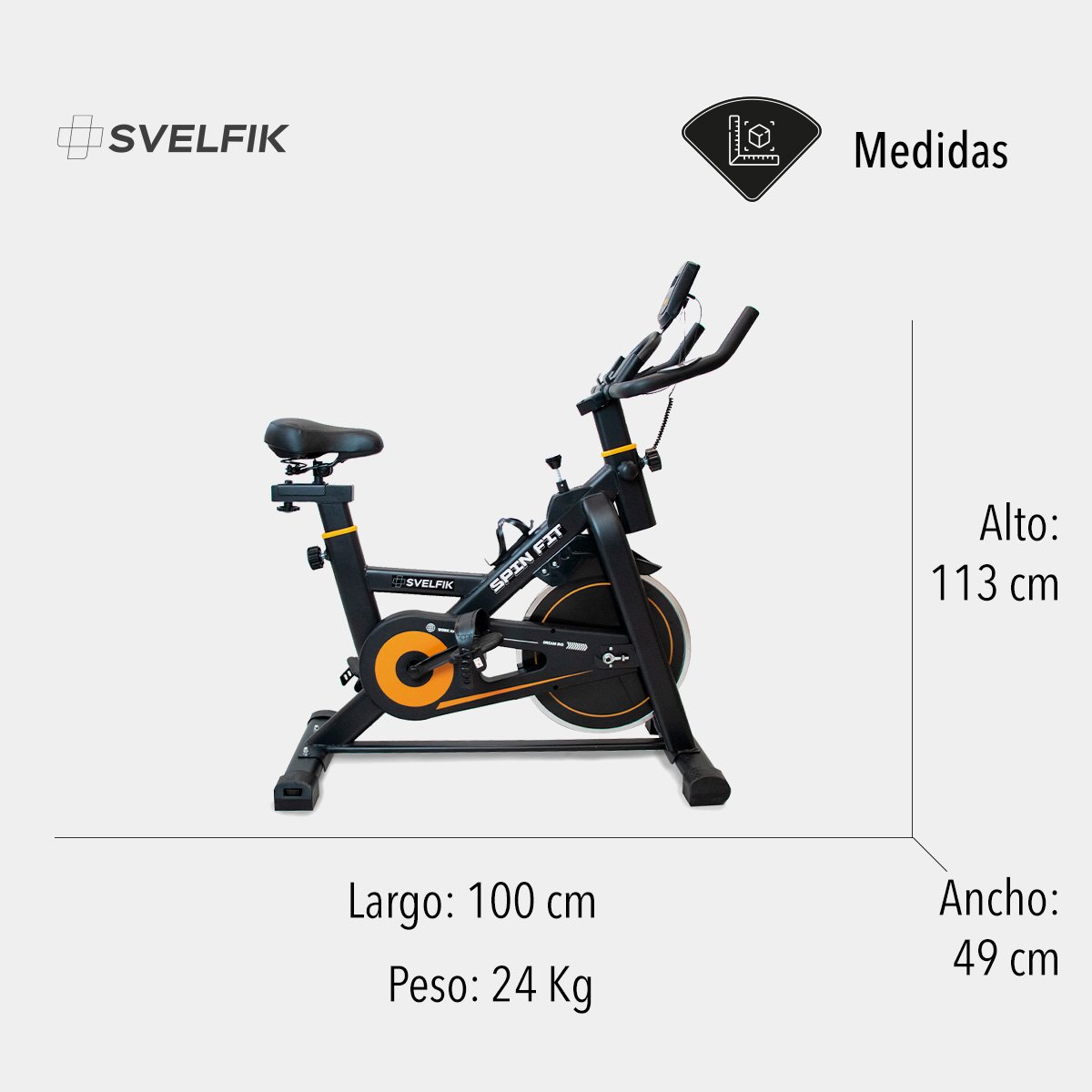 Bicicleta Para Hacer Ejercicio Spinning Fija Estática 6kg Na