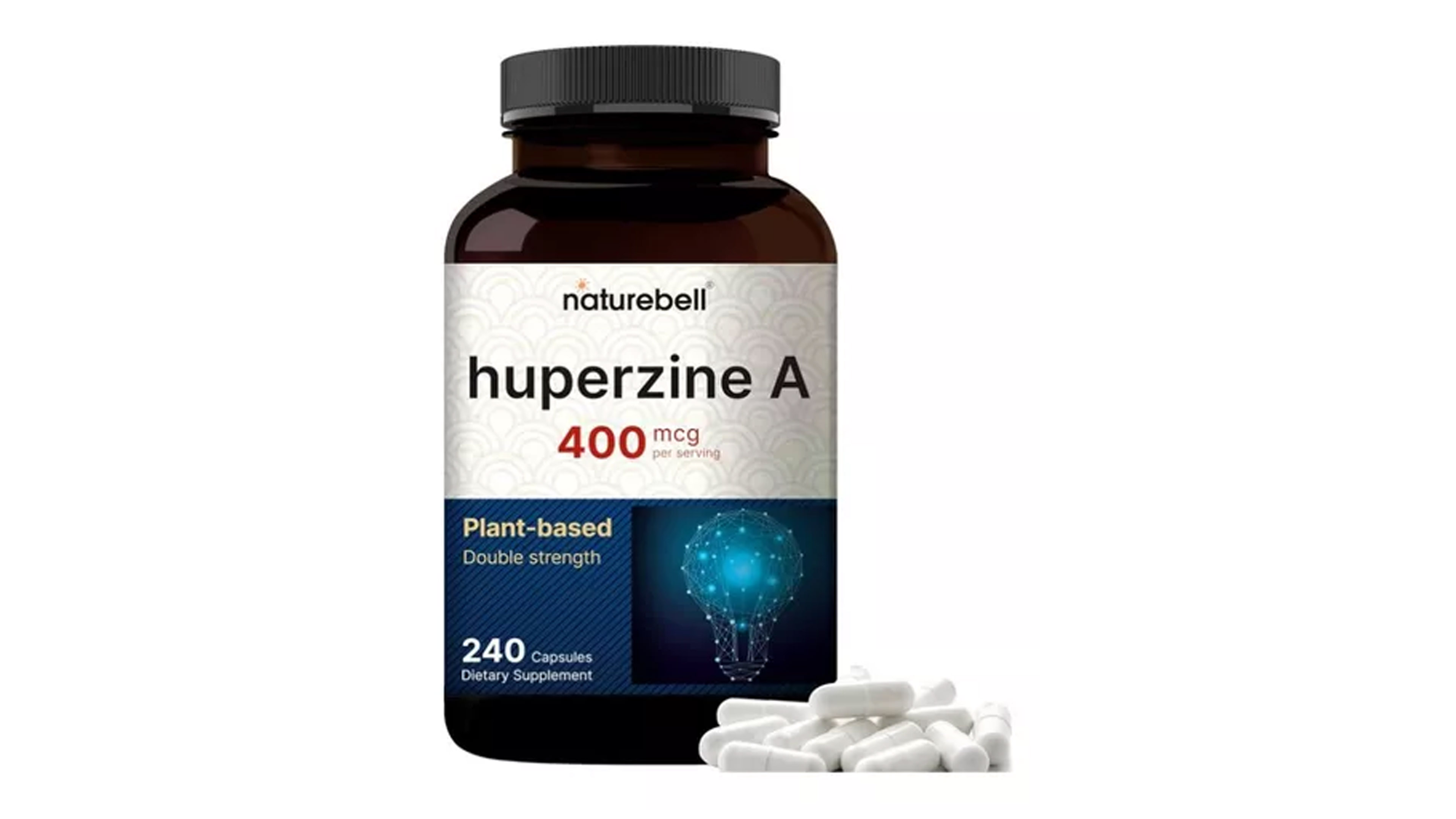 Huperzina A 400mcg Naturebell 180 Capsulas Mejora Memoria