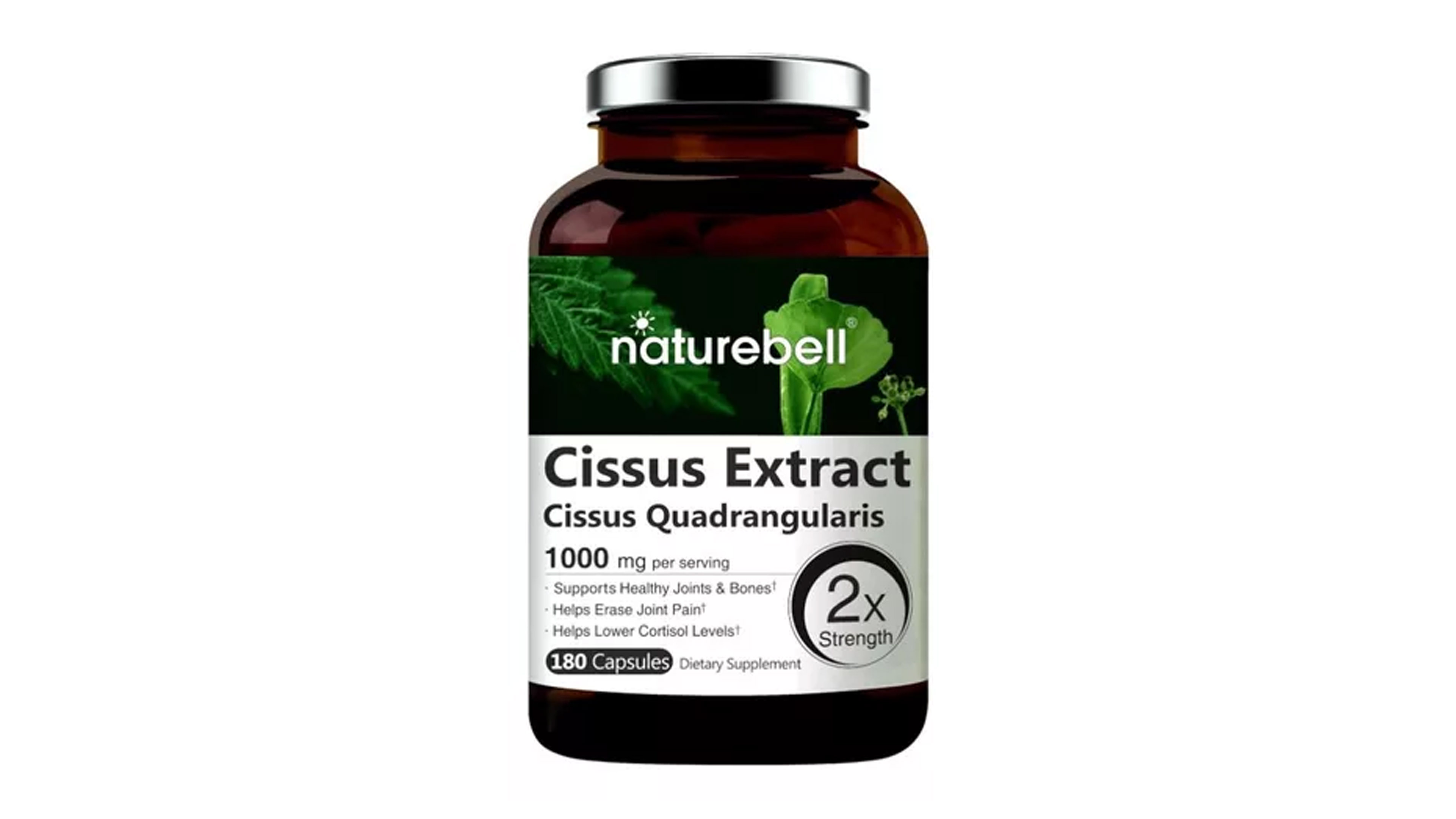 Cissus Quadrangularis 1000mg Naturebell 180 Capsulas Mejora Articulaciones