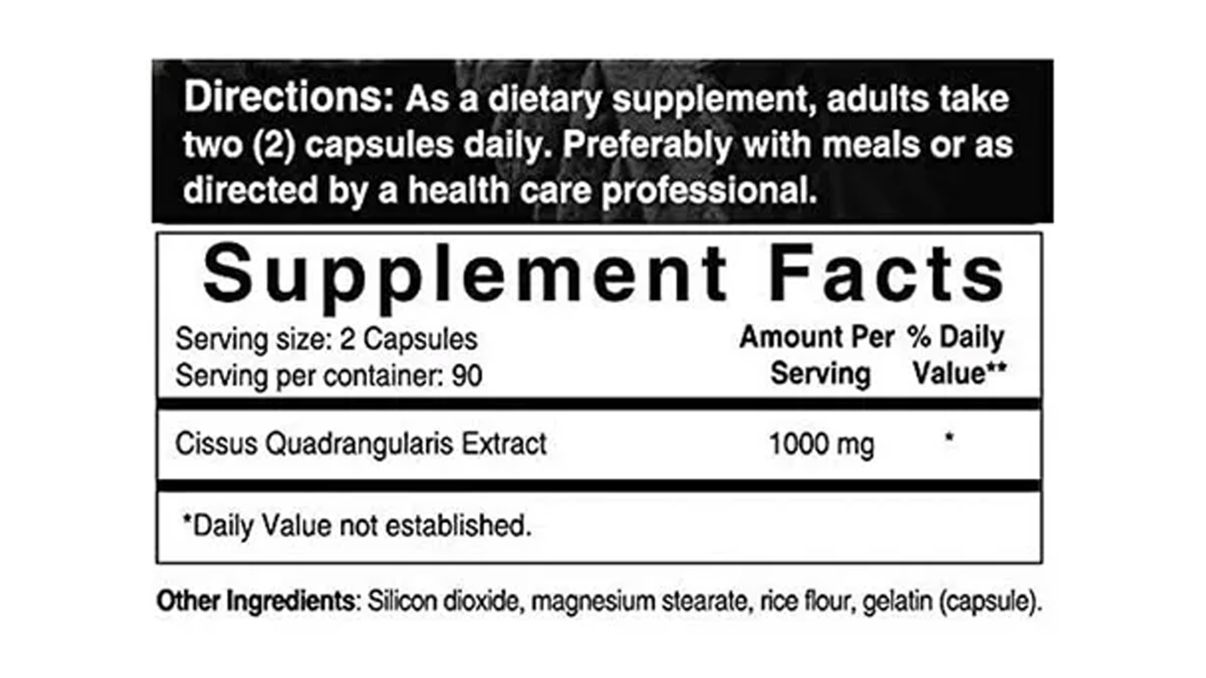 Cissus Quadrangularis 1000mg Naturebell 180 Capsulas Mejora Articulaciones