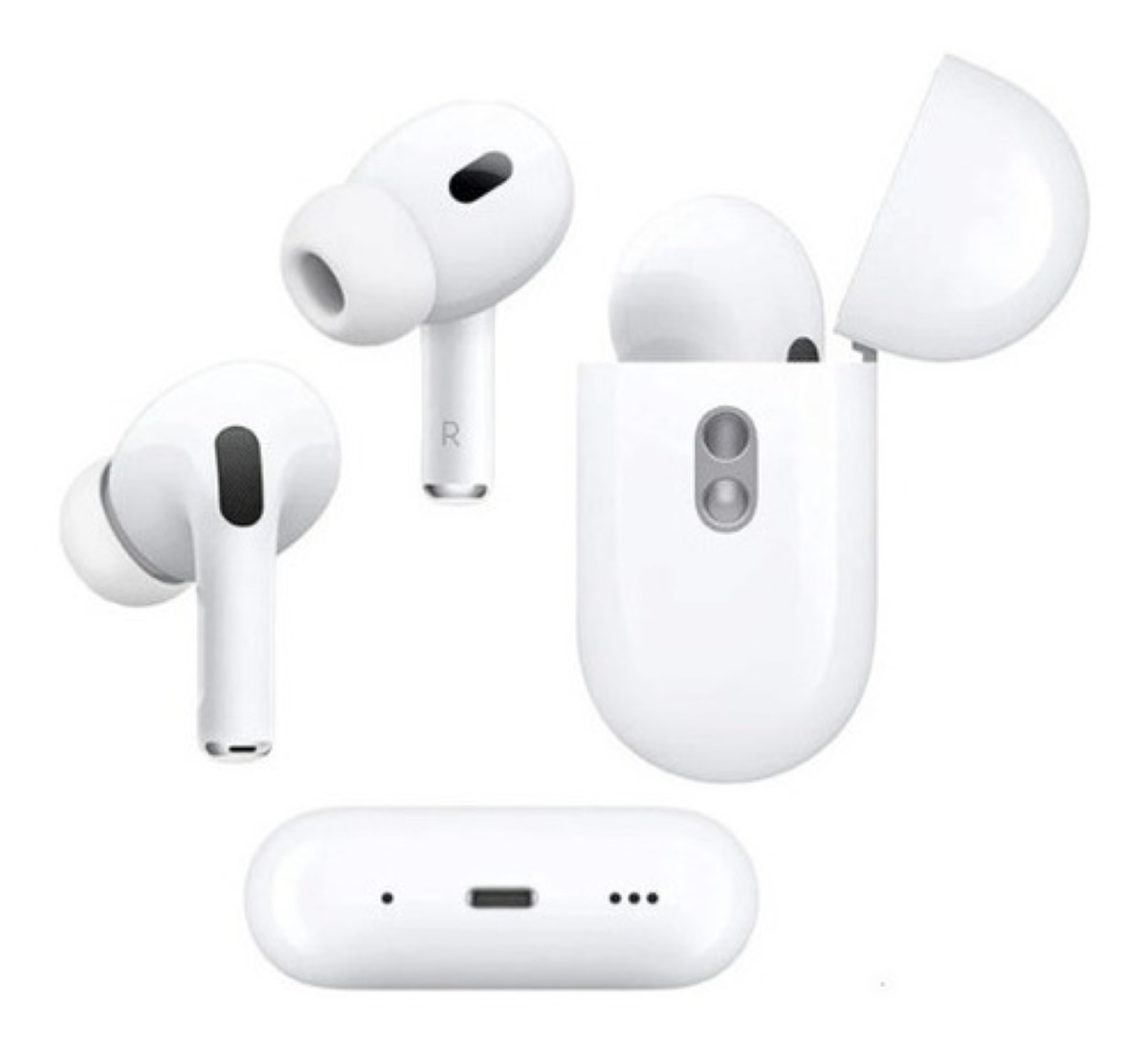 Audifonos Oem Pro 2da Generación Compatible Con iPhone Y Android Blanco