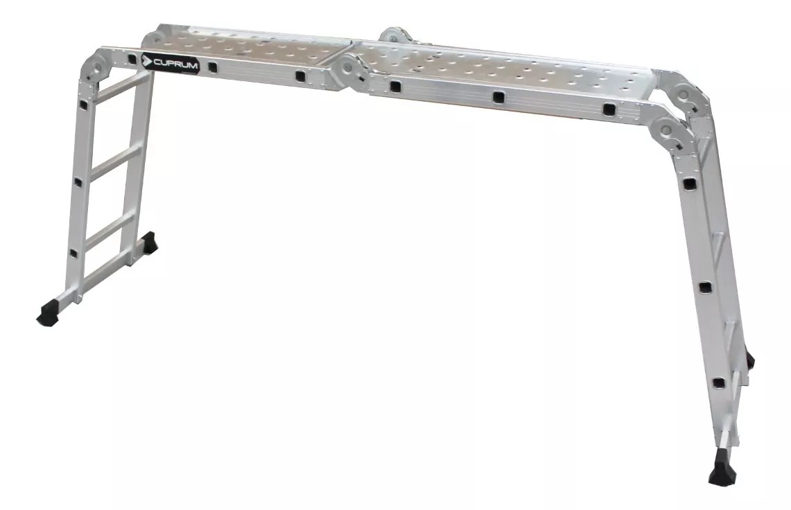 ESCALERA ARTICULADA DE ALUMINIO, 5 POCISIONES, MARCA CUPRUM C-2391-13.
