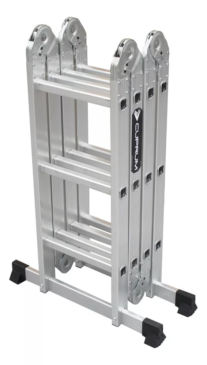 ESCALERA ARTICULADA DE ALUMINIO, 5 POCISIONES, MARCA CUPRUM C-2391-13.