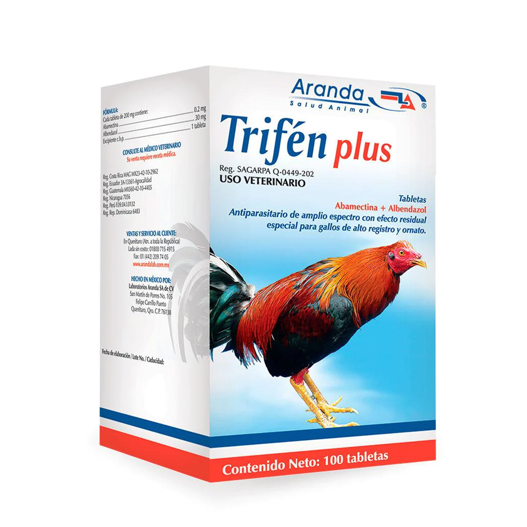 TRIFEN PLUS CON 100 TABLETAS ARANDA