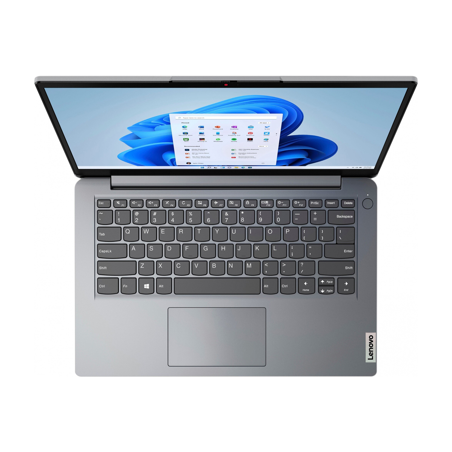 Lenovo Ideapad (82V60065US) 14" Celeron N4020 4Gb 128Gb eMMC W11 Gris 
