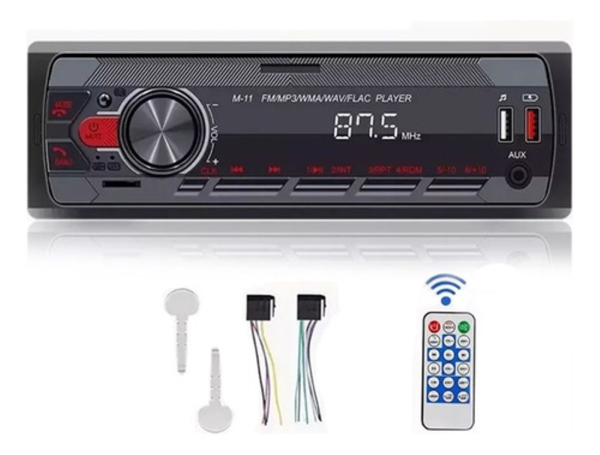 Autoestéreos Bluetooth Mp3 Radio Manos Libres Fm Aux Usb Sd