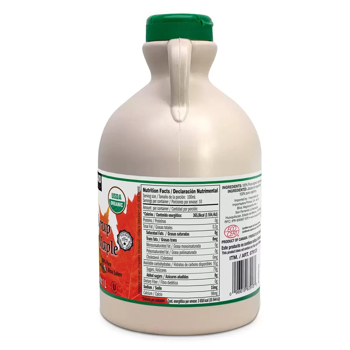 Jarabe de Maple Orgánico 1 l
