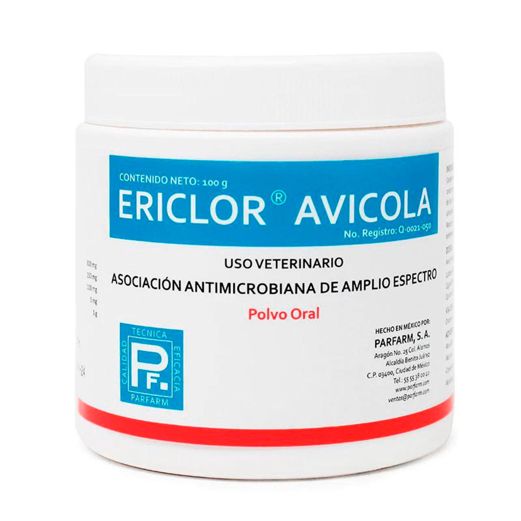 ERICLOR AVICOLA DE 100 GR