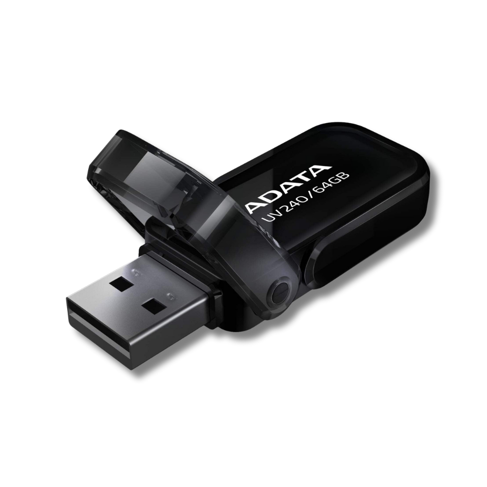 Memoria USB Adata 64GB 2.0 UV240 Color Negro
