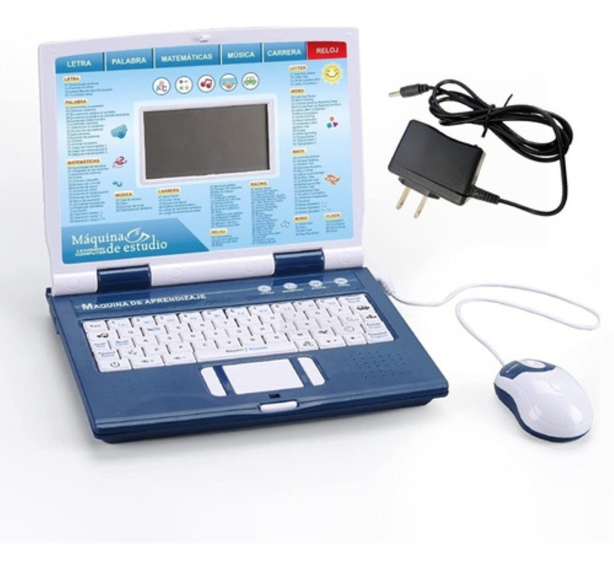 Laptop Para Niños Ingles Español Azul