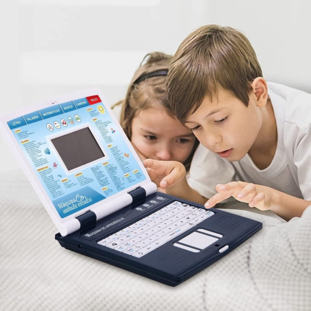 Laptop Para Niños Ingles Español Azul