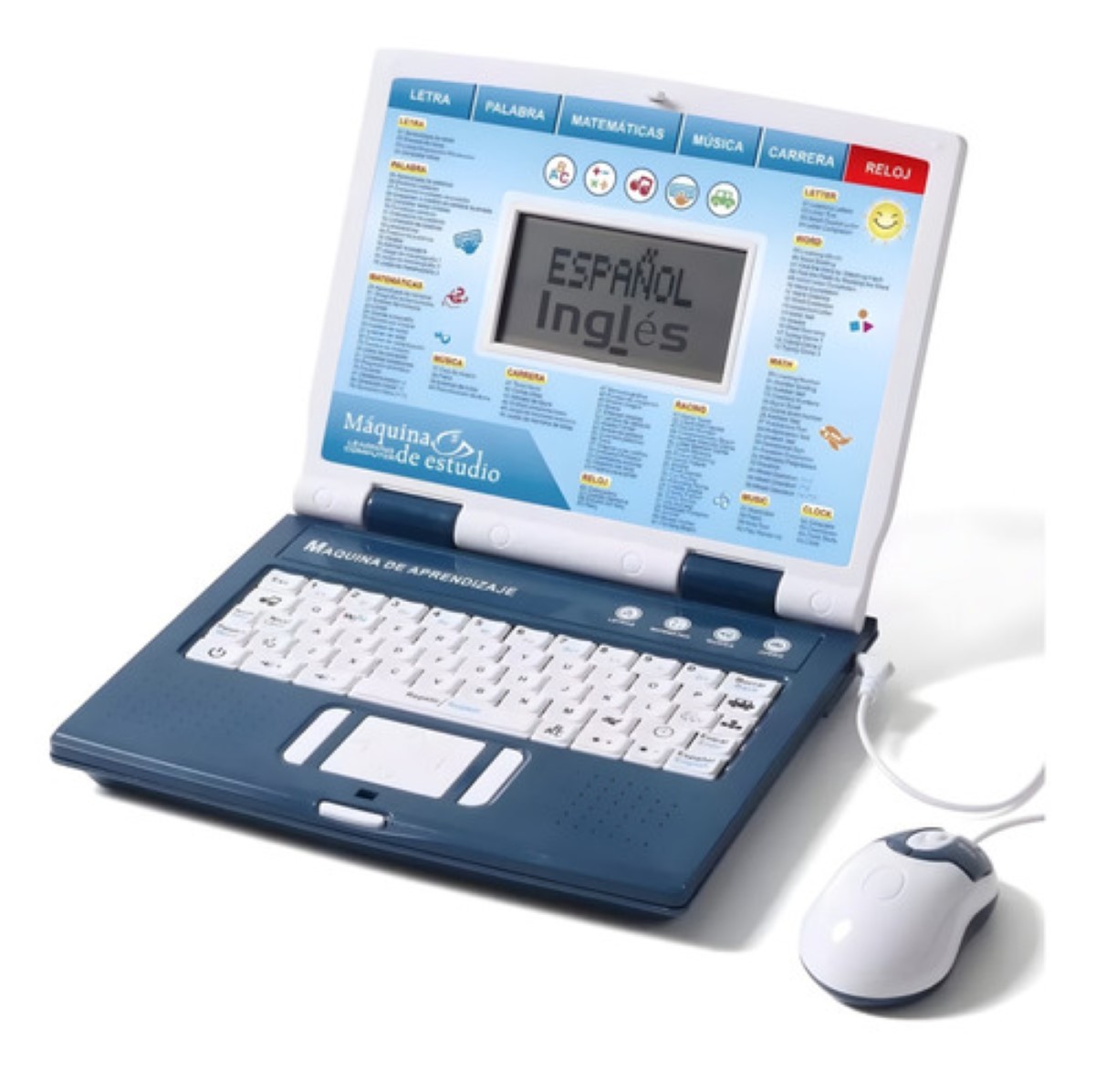 Laptop Para Niños Ingles Español Azul