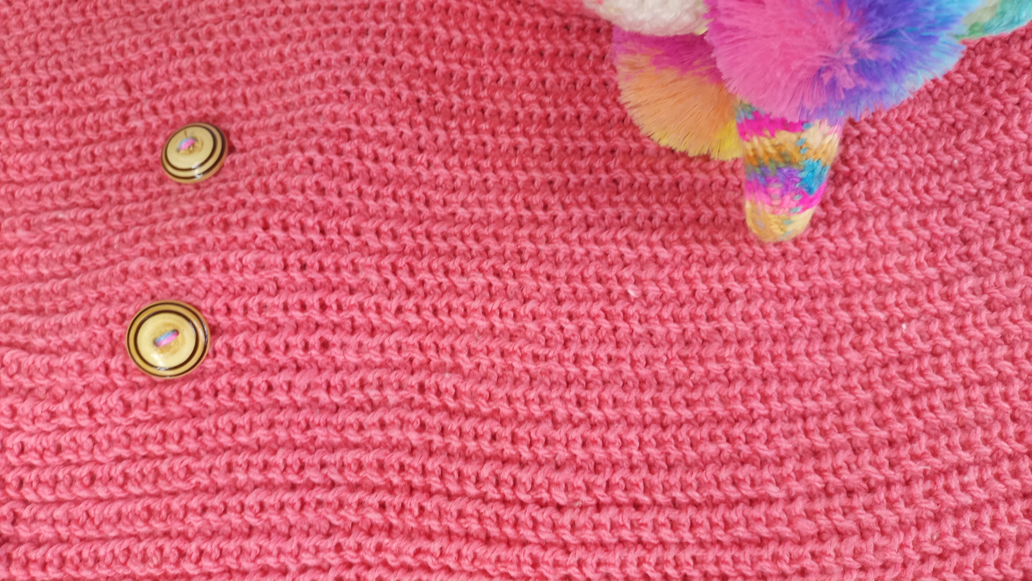 Capa Gabán Abrigo con gorro Unicornio para niña color rosa