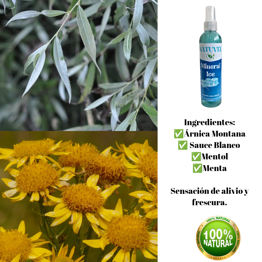 Hielo Mineral Relajante Muscular Mentol 260 ml