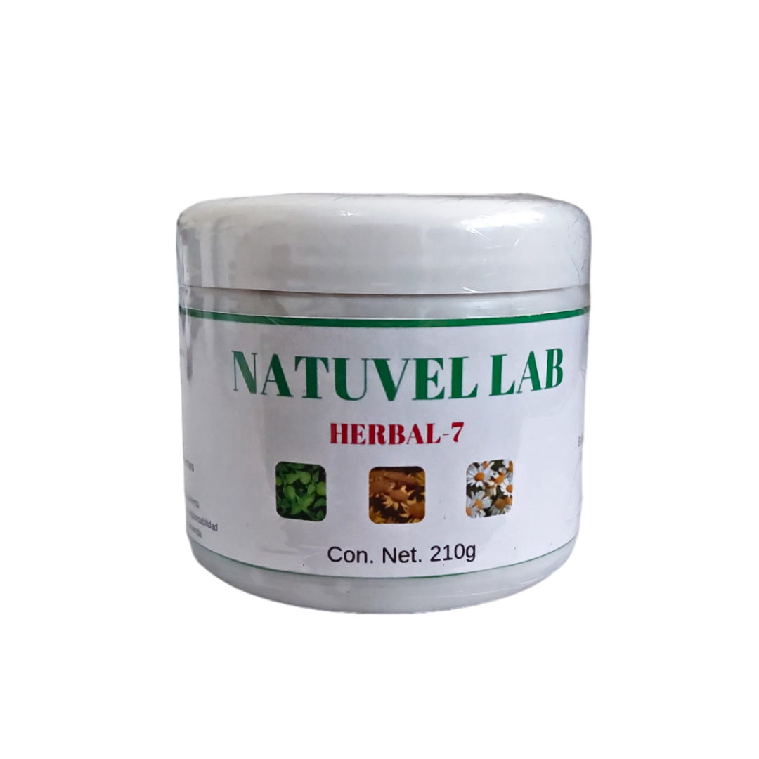 Herbal-7 Crema  Corporal Aux. En Dolor Muscular Natuvel 210g