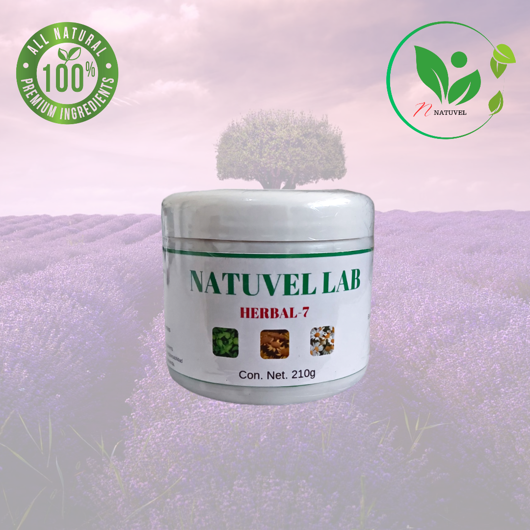 Herbal-7 Crema  Corporal Aux. En Dolor Muscular Natuvel 210g