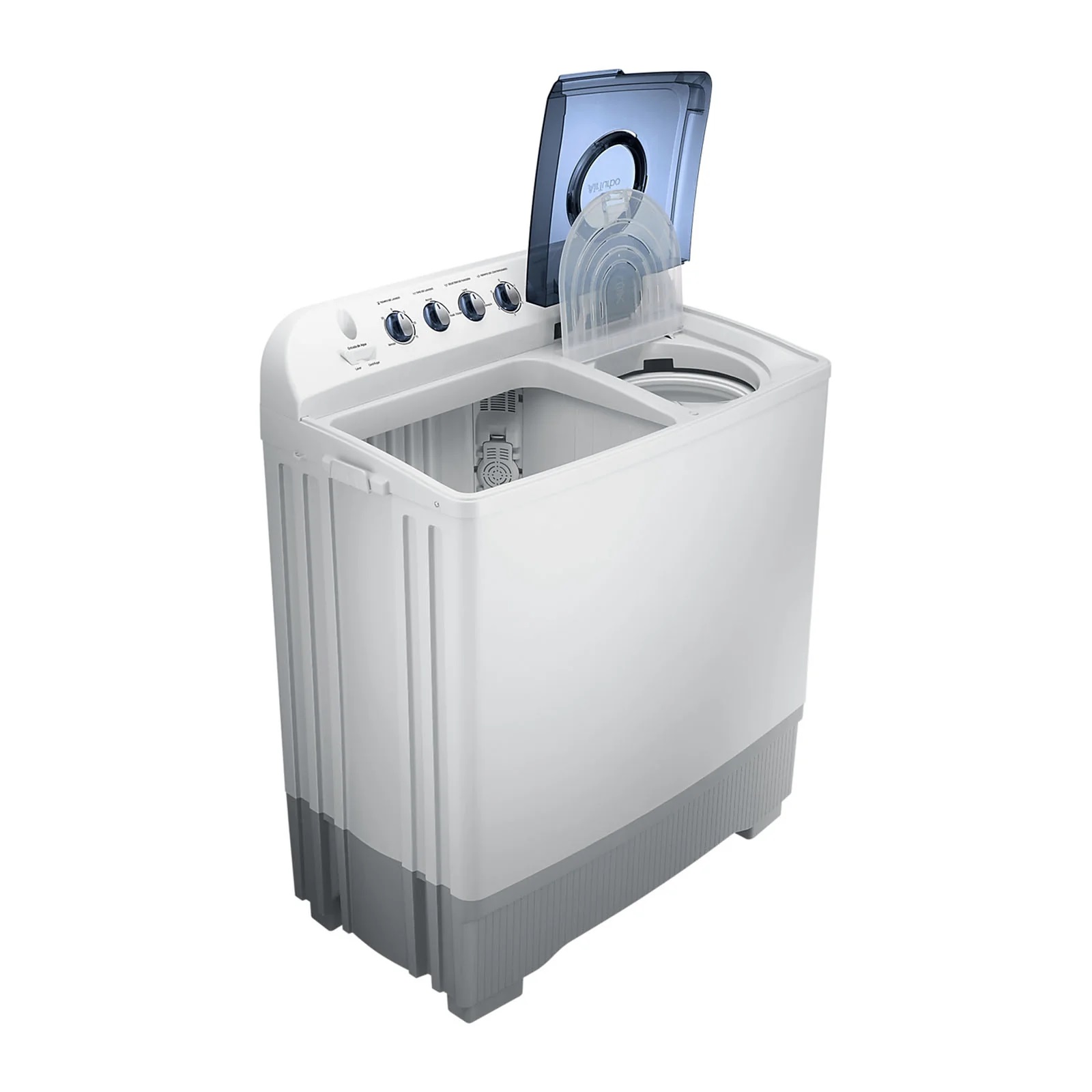 Lavadora Doble Tina Samsung 18 Kilos Carga Superior Gris WT18K5200MB