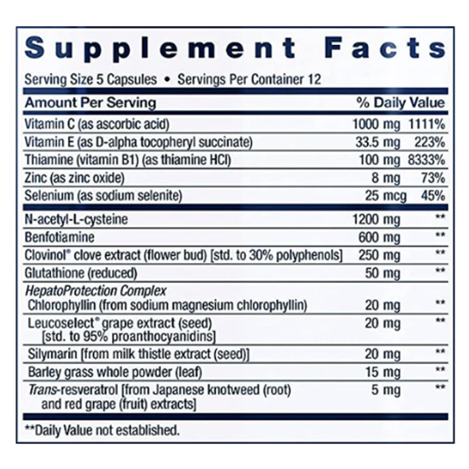 Anti Alcohol Complex Life Extension 60 tabletas Ayuda Los Efectos Del Alcohol Higado Resaca