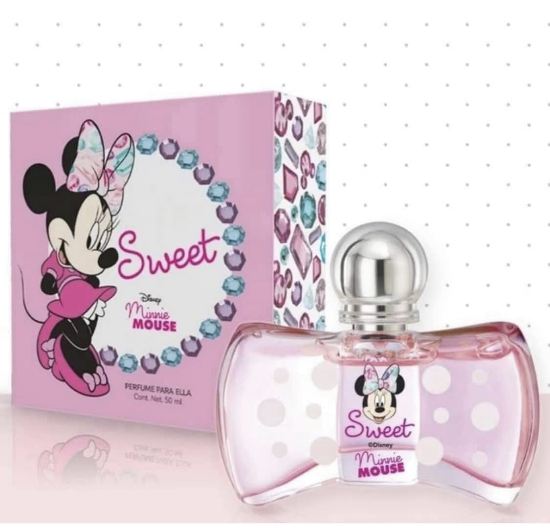MINNIE MOUSE PERFUME INFANTIL Y PARA JOVENCITAS FRAGANCIA INFANTIL PARA NIÑAS Y JOVENCITAS EXCELENTE AROMA