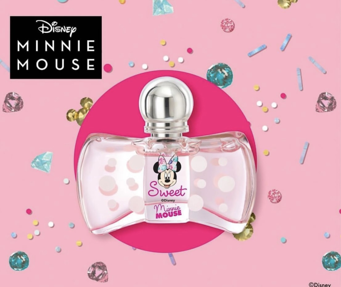 MINNIE MOUSE PERFUME INFANTIL Y PARA JOVENCITAS FRAGANCIA INFANTIL PARA NIÑAS Y JOVENCITAS EXCELENTE AROMA