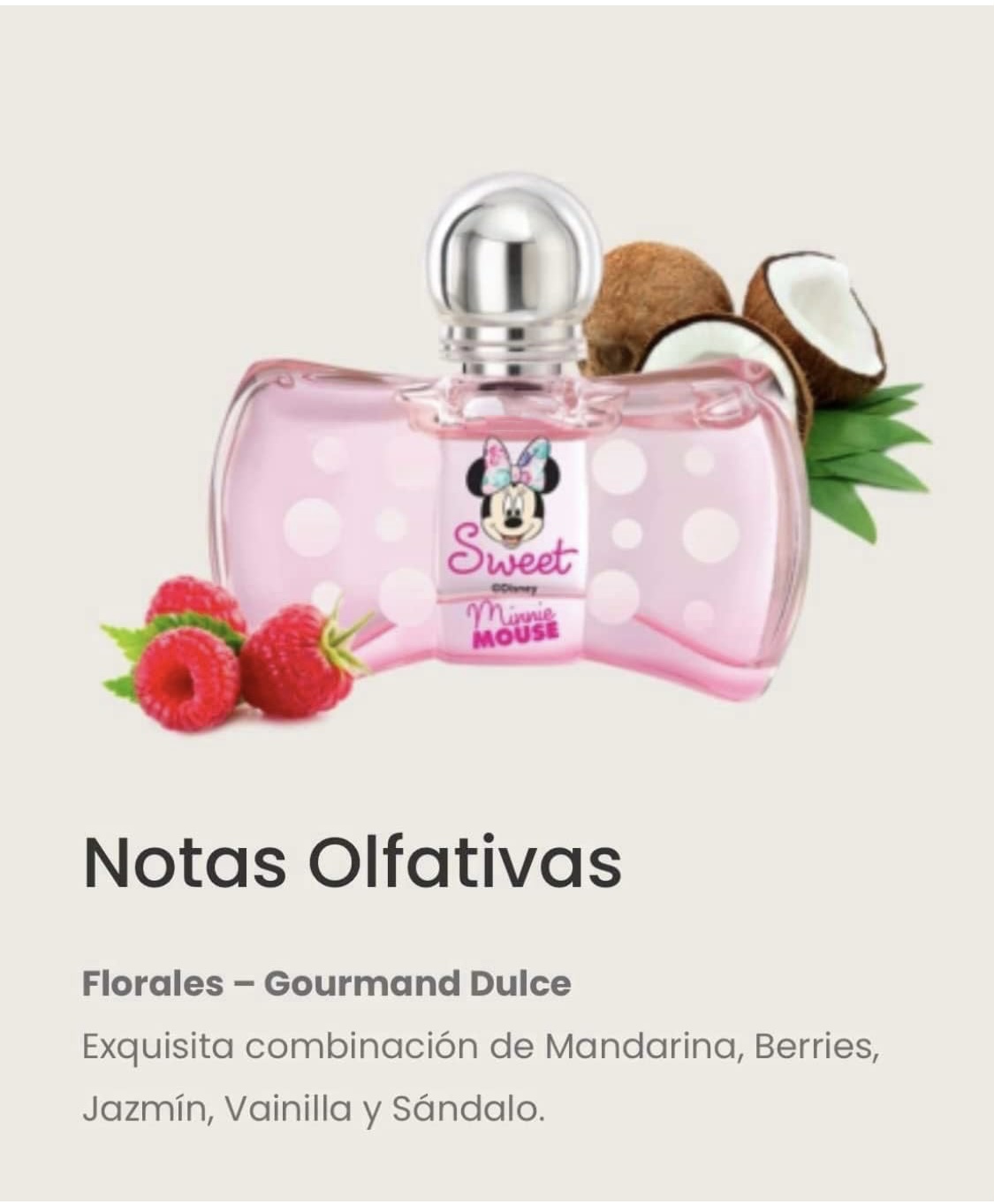 MINNIE MOUSE PERFUME INFANTIL Y PARA JOVENCITAS FRAGANCIA INFANTIL PARA NIÑAS Y JOVENCITAS EXCELENTE AROMA