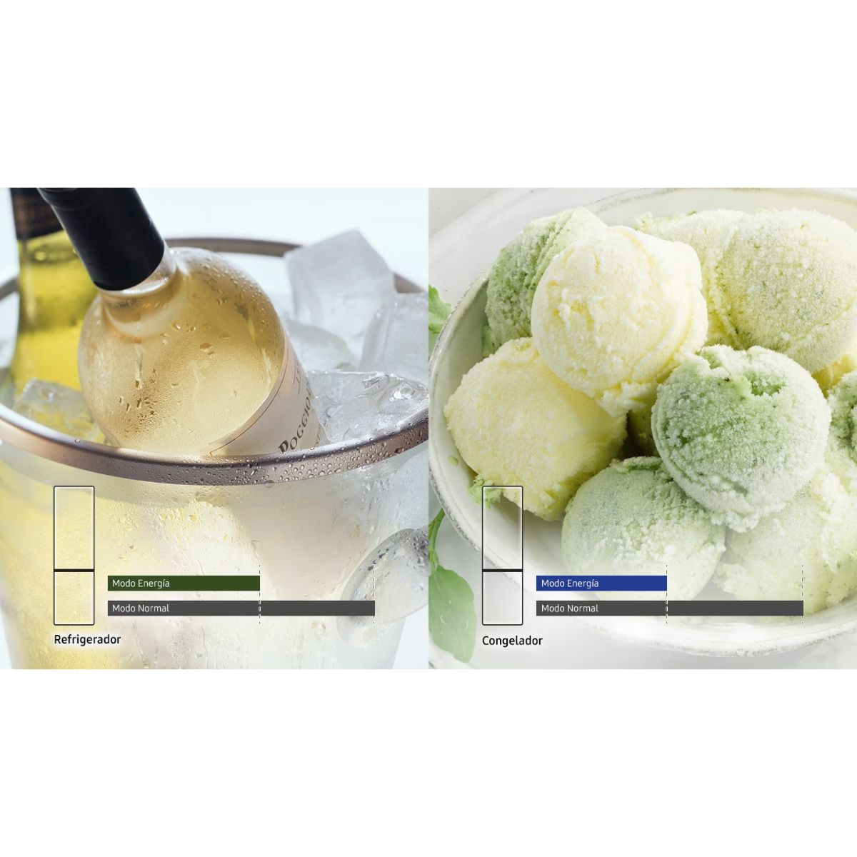 Refrigerador boton mount 12" silver panel vainilla (rb33a3070ap/em/ra-b23duu18gg) samsung. f-rb33a323ub18.